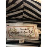 Aventura Womens Pullover Cowl neck Long Sleeve Casual To Black‎ Stripes Medium Black Photo 5