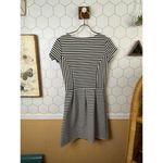 Madewell  Bistro Dress in Black & White Stripe - Size - 2 Photo 2