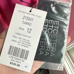 Etcetera  Flamingo Pink Cocktail Formal Pleated High Neck Shift Dress Size 12 NWT Photo 4