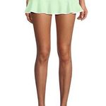 Lands End Women's Pique Ruffle Hem Mini Swim Skirt Sage Light mint green Size 16 Photo 0