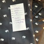 Talbots Womans Pants Size 14W Swan Print Elastic Waist Silky Feel Career Casual Photo 7