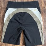 Alala  XS Black & Gold High Rise Bolt Bike Shorts Photo 2