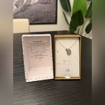 Love this life NIB ® Family Tree Amazonite & Heart Charm Necklace Photo 3