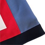 Prada EUC Vintage Colorblock Wool Skirt With Buckled Belt Size Small Photo 2