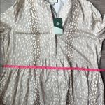 Tuckernuck NEW  Antelope Royal Shirt Dress Medium Deer Print XL Photo 7