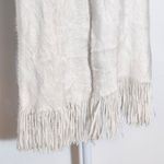 Cejon Cream Faux Fur Scarf with Fringe 8 x 74 Photo 1