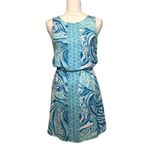 Lilly Pulitzer Windward Dress Resort White Blue Sea Ruffles Mini Beach Summer Photo 2