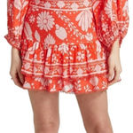 Farm Rio NWT Orange Neon Jungle Mini Skirt Size XS Photo 0