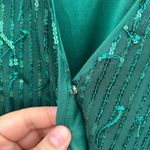 Lulus Lulu’s Always Partying Emerald Green Sequin Romper NWT XL Photo 6