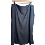 Universal Standard  Lynn Luxe Pencil‎ Twill Skirt Size 20 Business Work Black Photo 5