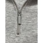 Orvis Women's Sandy Point 1/4 Zip Ribbed Sweatshirt Gray Sz Large Photo 2