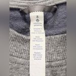 Lululemon Fleece Be True Crew Sweatshirt Gray Size 8 Photo 5