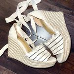 Splendid SPLINDID Frayed Ankle Tie Canvas Rope Wedge Espadrilles In Natural Photo 10