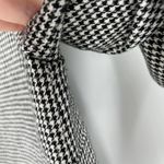 ZARA  Black White Houndstooth Mini Shirt Dress Photo 4