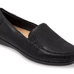 Trotters Women's Deanna Loafer Black Laser Cut‎ Flats size 12 M B New Photo 0