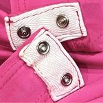 Live in the Moment  Pink V Neck Puff Sleeve Bodysuit Size Large Photo 8