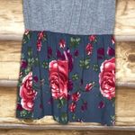 𝅺Nicolette scoop neck cap sleeve dropped waist floral skirt dress size M Size M Photo 3