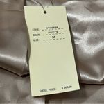 Vertigo Paris M Putty Beige 3/4 Sleeve Snap Front Belted Waist Long Trench Coat Photo 6