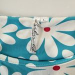 Lulu B Blue Daisy Day Sleeveless Stretch Shift Resort Dress Size LARGE Photo 7
