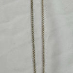 Women's silver colored blue jeweled pendant necklace accessories jewelry 18" Photo 0