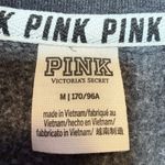 PINK - Victoria's Secret PINK by Victoria’s Secret Dark Gray Quarter Zip Pullover Pink Logo Size Medium Photo 2