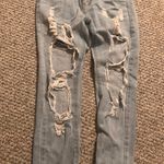 Distressed jeans Blue Size 24 Photo 0