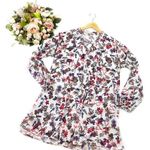 Umgee  Boho Floral High Low Tunic- Small Photo 0