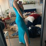 Apt. 9 Double layered Teal maxi dress Photo 2