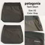Patagonia Tech Skort XS Gray | Athletic Hiking Travel Skirt Photo 1