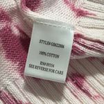 Alison Andrews Alison Andrew’s size medium pullover v-neck knit tie dye sweater ribbed trim NWT Photo 6