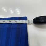 Free People NWOT Blue Striped Short Shorts With Side Zipper Size M Photo 5