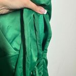 Vestique Dress Women M Kelly Green Long Sleeve Sheath Holiday Cocktail Party Photo 5