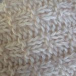 Bee & Willow Cozy Socks NWT One Size Pink Cream Knit Non Skid Metallic Hygge Photo 8