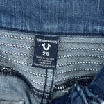 True Religion Vtg Y2K Rocco Moto Womens Jeans 29 Distress USA Grunge Button Fly Photo 8