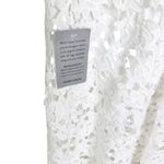 Endless Rose NWT Anthropologie  Lace Short Sleeve Midi Dress White Size S Photo 4