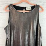The Cove Silver Sleeveless A Line Dress Size L Photo 2