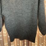 Berretti Gray Knit Turtleneck Batwing Sleeve Sweater Size Large Photo 3
