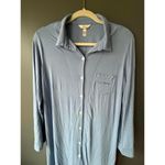 Soma  Women's Small Light Blue Rayon Spandex Nightgown Photo 4