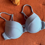 Selfie Leslie  Zuma Lurex Molded Underwire Bikini Top in Mint Green size M NWT Photo 0