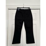 J.Crew  Jeans Mid-Rise Flare Crop All Day Stretch Dark Wash Black Size 30 BT057 Photo 4