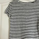 Gap Black & White Striped T-shirt Dress Photo 4