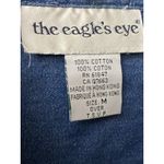 Vintage Eagles Eye Embroidery Beads Indian Denim Shirt Photo 5