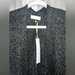 HOUSE OF HARLOW 1960 Black Gold Metallic Knit Kimono Cardigan Sweater OS. New Size undefined Photo 1