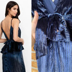 Yumi Kim  DYNASTY VELVET DRESS MIDNIGHT TWINKLE XS Photo 4