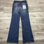 SER.O.YA Valerie Jeans High Rise Wide Leg Flared Foldover Waist Denim Revolve 28 Blue Photo 6