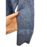 Free People  Top Womens XS Zenith High Low Tee Blue Thumbhole Ribbed FP Movement Photo 9