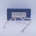 Gucci  Cream Cat-Eye Glasses Photo 10