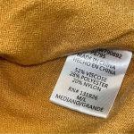 Tea N Rose Colorblock Front Pocket Cream & Mustard Sweater Fall M/L Photo 4