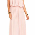 Show Me Your Mumu Hacienda Maxi Dress Blush Medium Photo 0