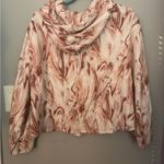 Jenni  Marble Print Dusty Rose Hoodie Photo 3